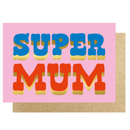 Lucky Ink Carte de souhaits - Super Mum