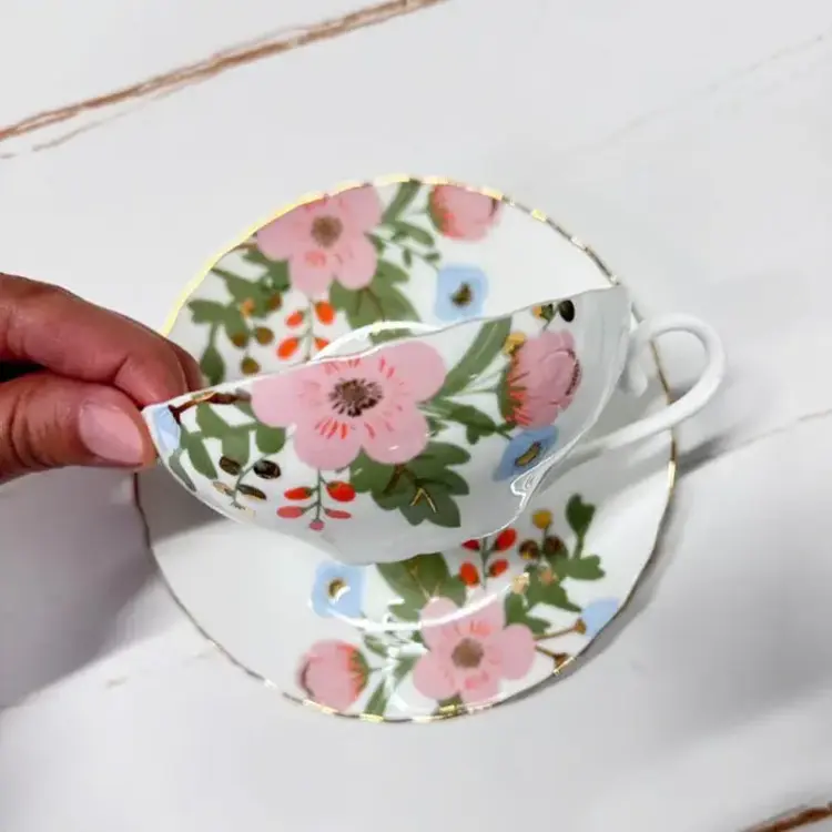 Dot & Lil Tasse-bougie - Fleur de mimosa & Nectarine