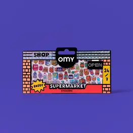 OMY Feuille d'autocollants - Supermarché