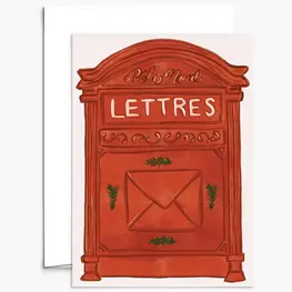 Mimi & August Carte de souhaits - Lettre au Père Noël