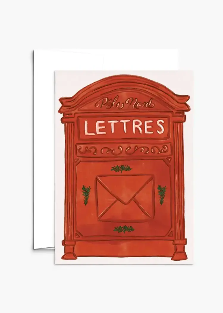 Mimi & August Carte de souhaits - Lettre au Père Noël