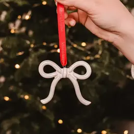 Mimi & August Ornement de Noël - Boucle en céramique