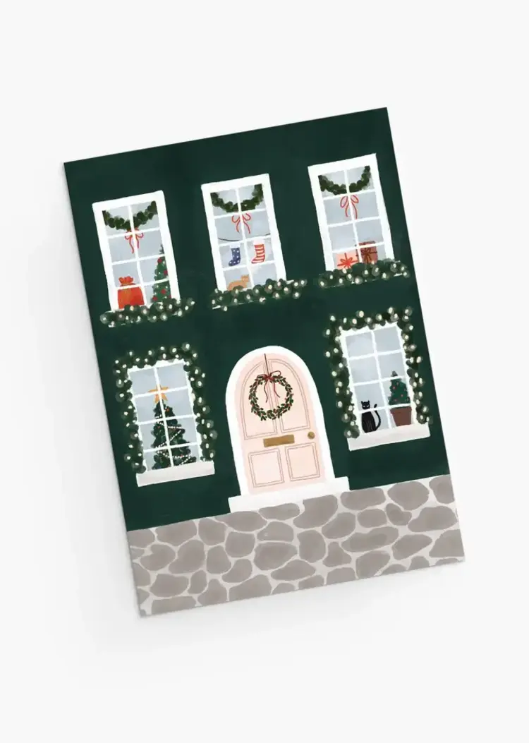 Mimi & August Carte de souhaits - À la maison pour Noël