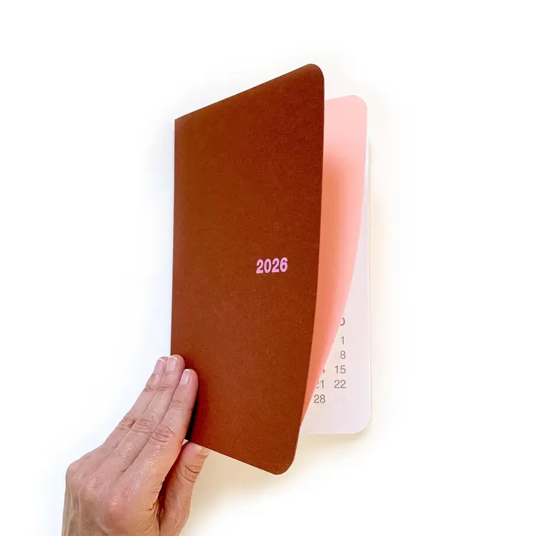 Atelier Archipel Agenda 2026 - Terra Cotta + Rose