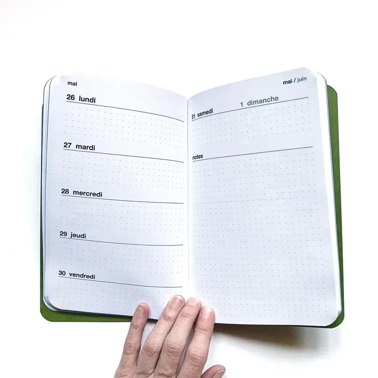 Atelier Archipel Agenda 2026 - Terra Cotta + Rose