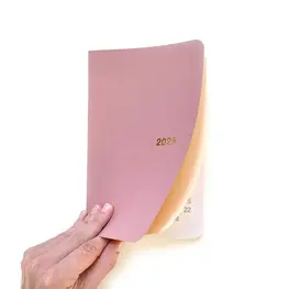 Atelier Archipel Agenda 2026 - Vieux rose + Beige