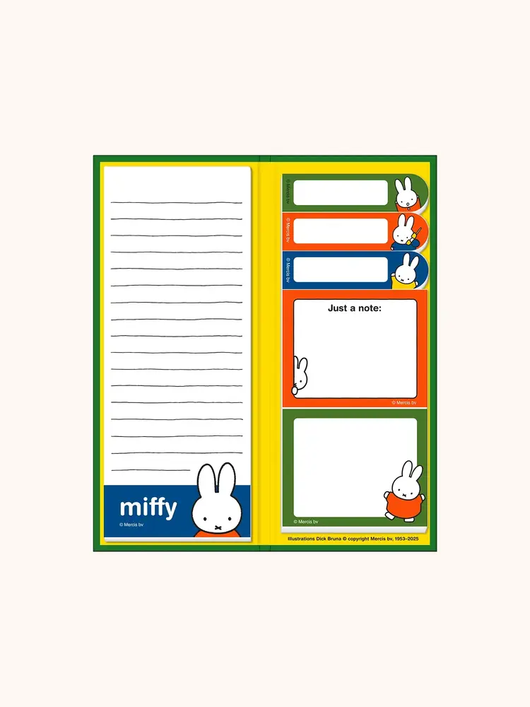 Studio Oh! Bloc-notes autocollant - Miffy