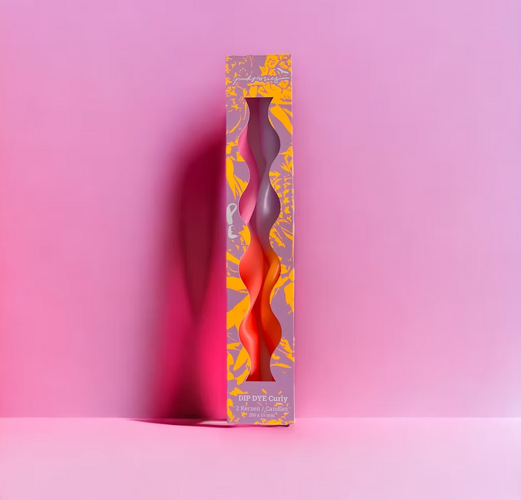 Pink Stories Chandelles torsadées - Édition Miami - Lilas