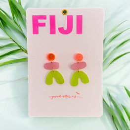 Pink Stories Boucles d'oreilles - Île Fidji