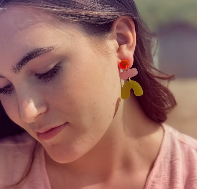 Pink Stories Boucles d'oreilles - Île Fidji