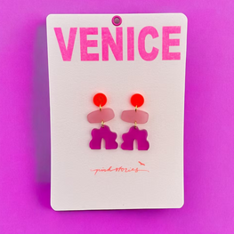 Pink Stories Boucles d'oreilles - Venice Rollerskates