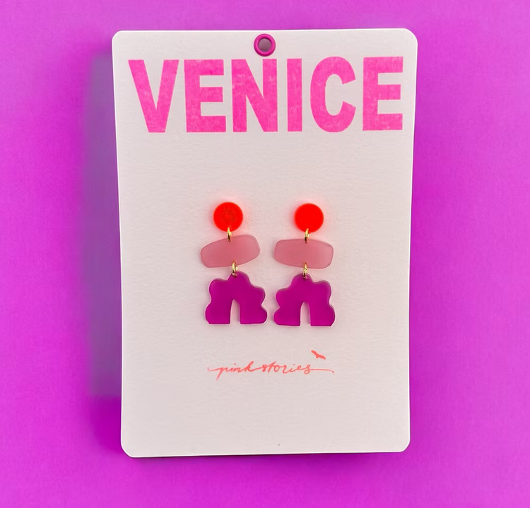 Pink Stories Boucles d'oreilles - Venice Rollerskates