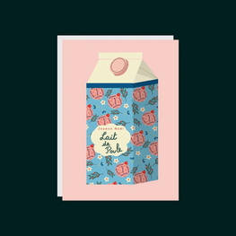 Citron & Miel Carte de souhaits Noël -  Lait de Poule