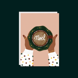 Citron & Miel Carte de souhaits Noël -  Tasse Noël