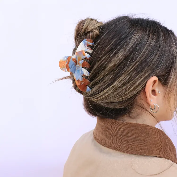 Horace Pince à cheveux - La Agatha - Bleu-gris multi