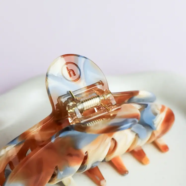 Horace Pince à cheveux - La Agatha - Bleu-gris multi