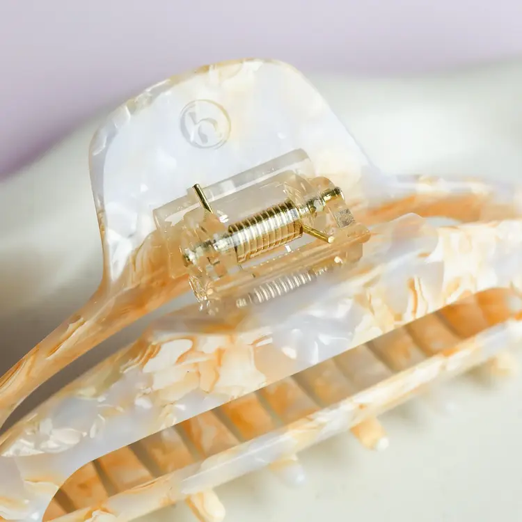 Horace Pince à cheveux - La Lydia - Beige nacré