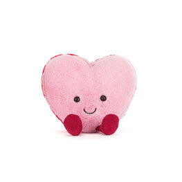 Jellycat Peluche - Macaron Colette - Coeur rose