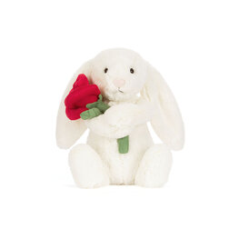 Jellycat Peluche - Lapin bashful crème - Rose
