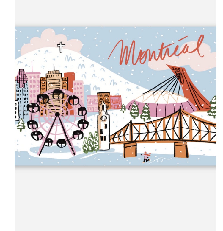 Boucle et Papier Aimant - Montréal l'hiver