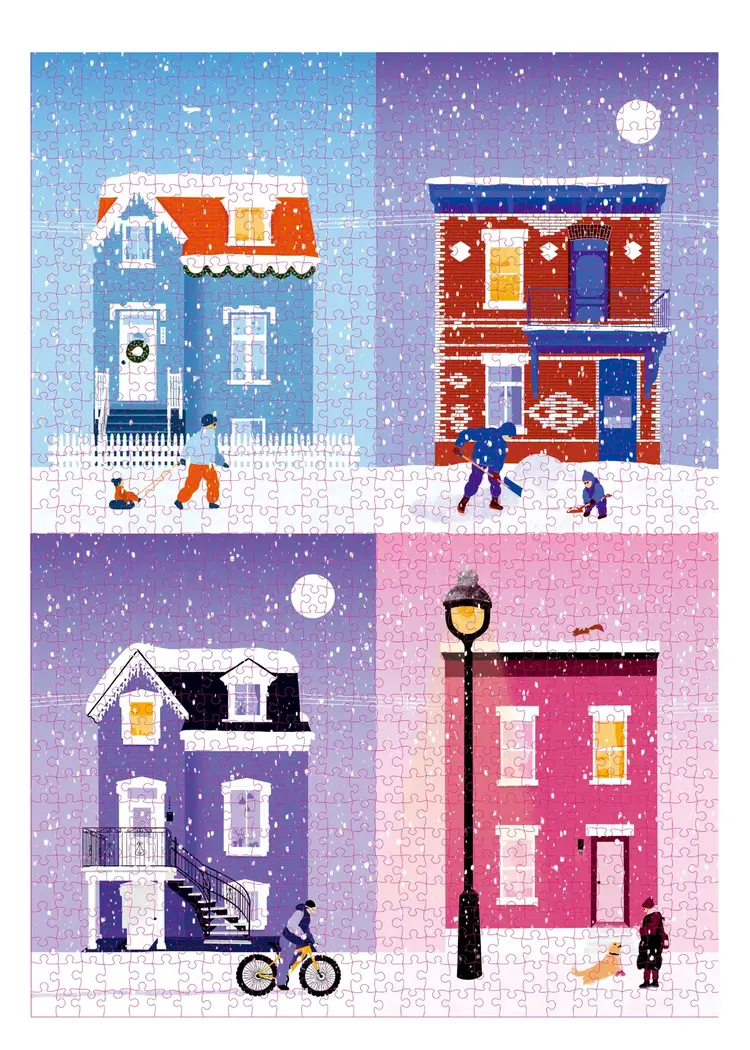 Holiyay Casse-tête - Montréal sous la neige