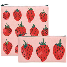 Danica Ensemble de sacs (2) pour collation - Fraises