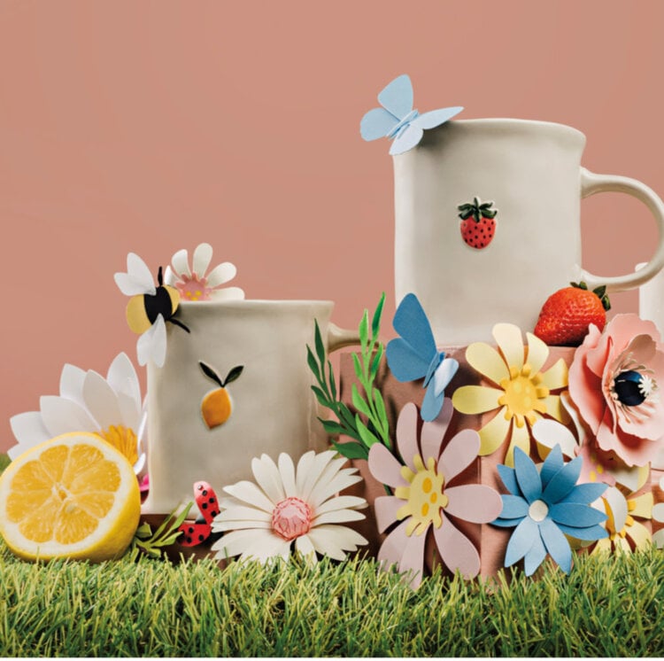 Danica Tasse en relief - Citron