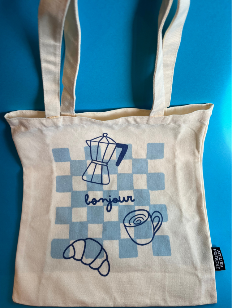 Atelier Pistache Sac fourre-tout - Bonjour