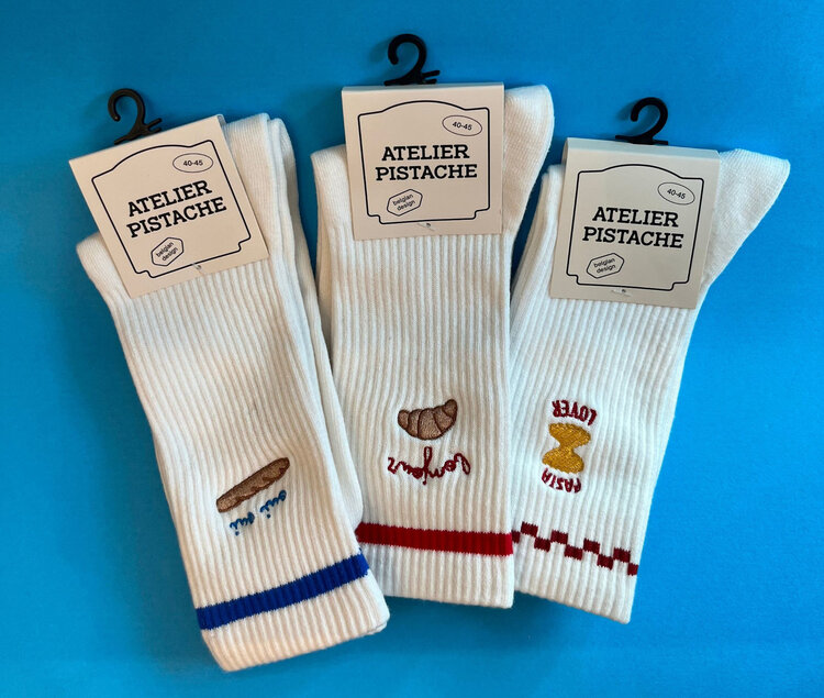 Atelier Pistache Chaussette - Bonjour croissant - Homme