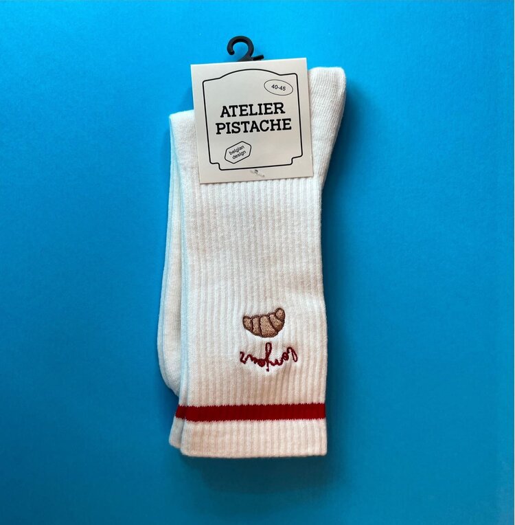Atelier Pistache Chaussette - Bonjour croissant - Homme
