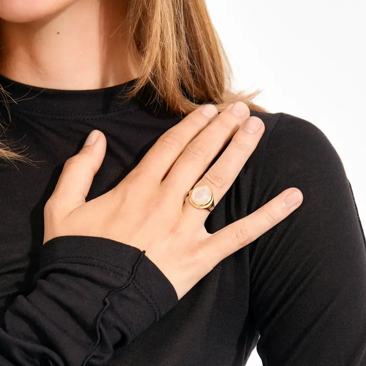 Pilgrim Bague - Lyndon - Or - Rose