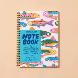 And Here We Are Carnet à spirale - Truites arc-en-ciel