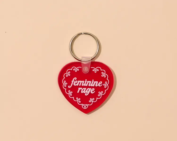 And Here We Are Porte-clés - Feminine Rage