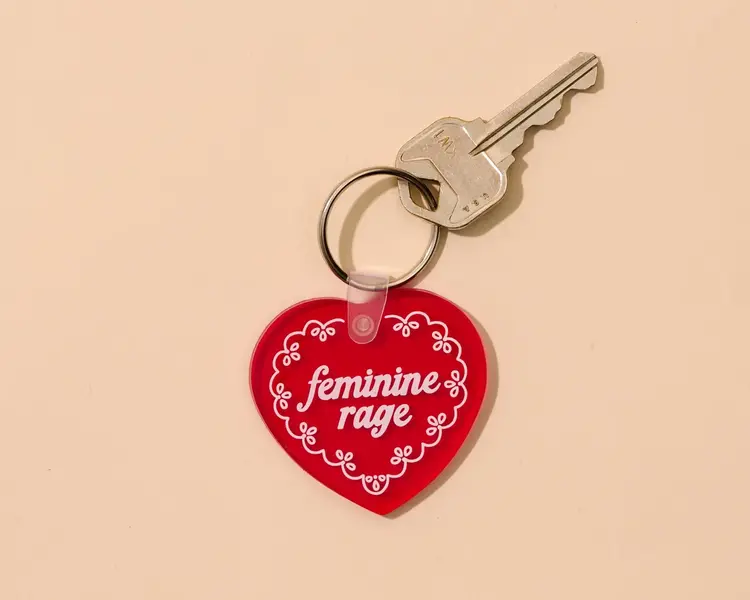 And Here We Are Porte-clés - Feminine Rage