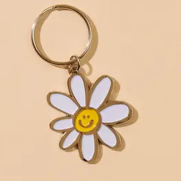 And Here We Are Porte-clé en émail - Marguerite Heureuse