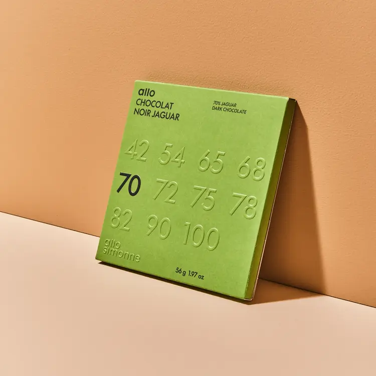 Allo Simonne Tablette - Chocolat noir Jaguar 70%