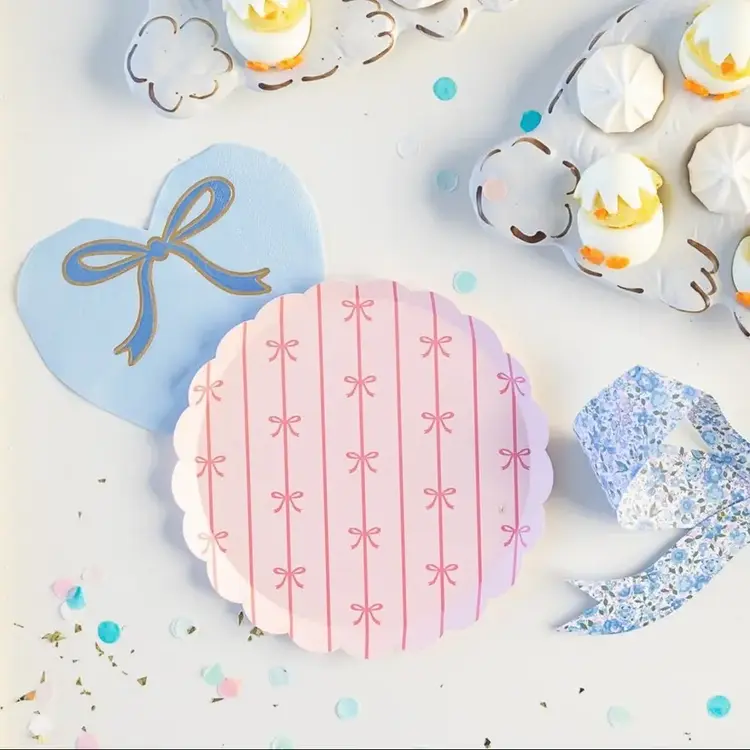 Bonjour Fête Petites assiettes - Boucles