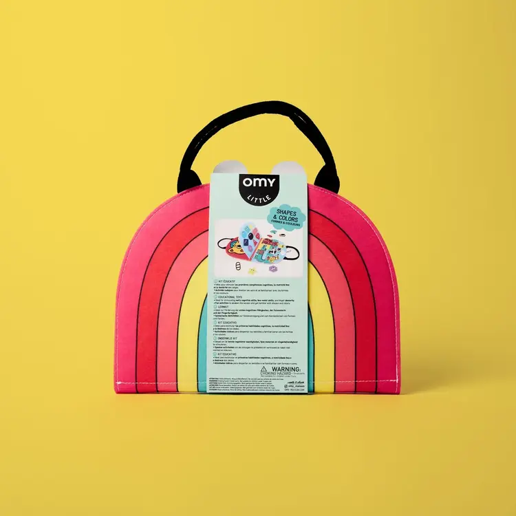 OMY Livre de jeu Montessori - Couleurs et formes