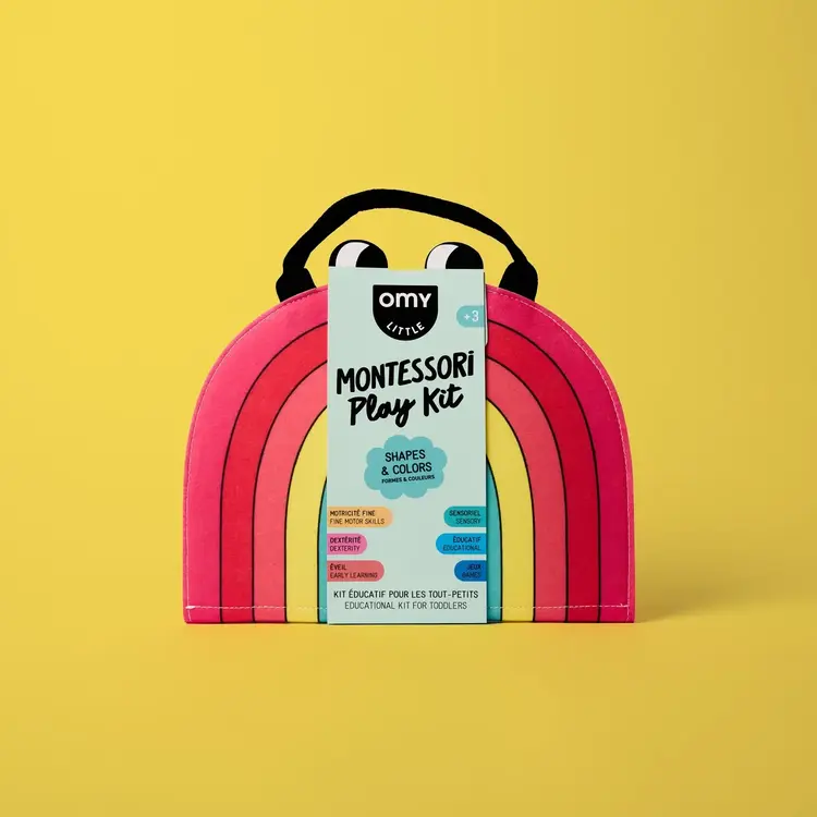 OMY Livre de jeu Montessori - Couleurs et formes