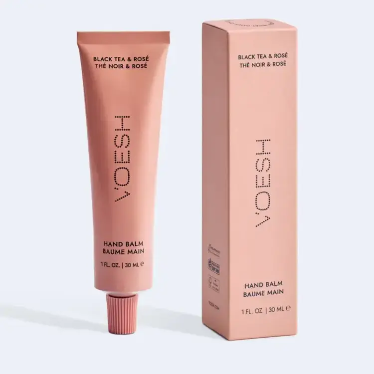 Voesh Baume pour les mains - Thé noir & Rosé