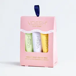 Voesh Trio de crèmes pour le corps véganes- Thé Vert, Lavande et Mandarine