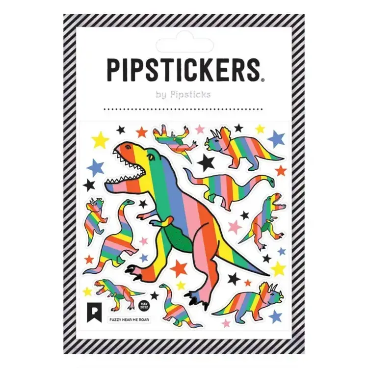 Pipsticks Autocollants - Fuzzy Hear Me Roar