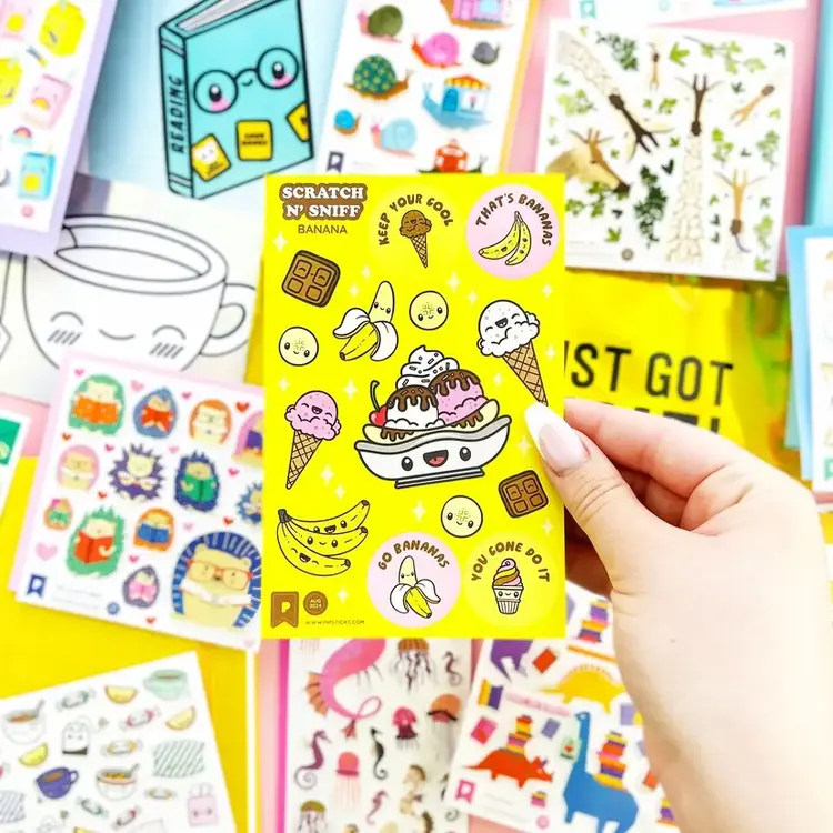 Pipsticks Autocollant à gratter et sentir - Split Decision