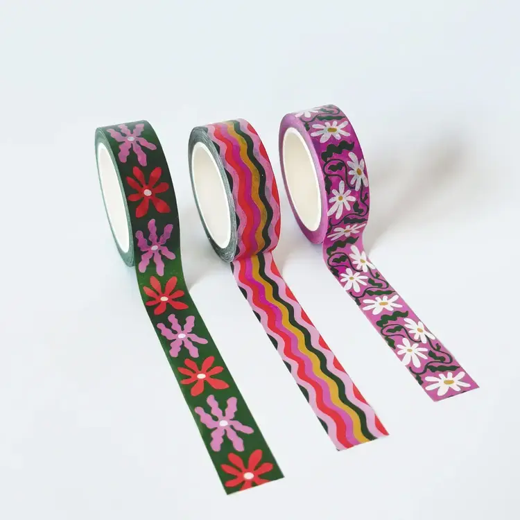 Idlewild Co. Ruban Washi - Marguerites