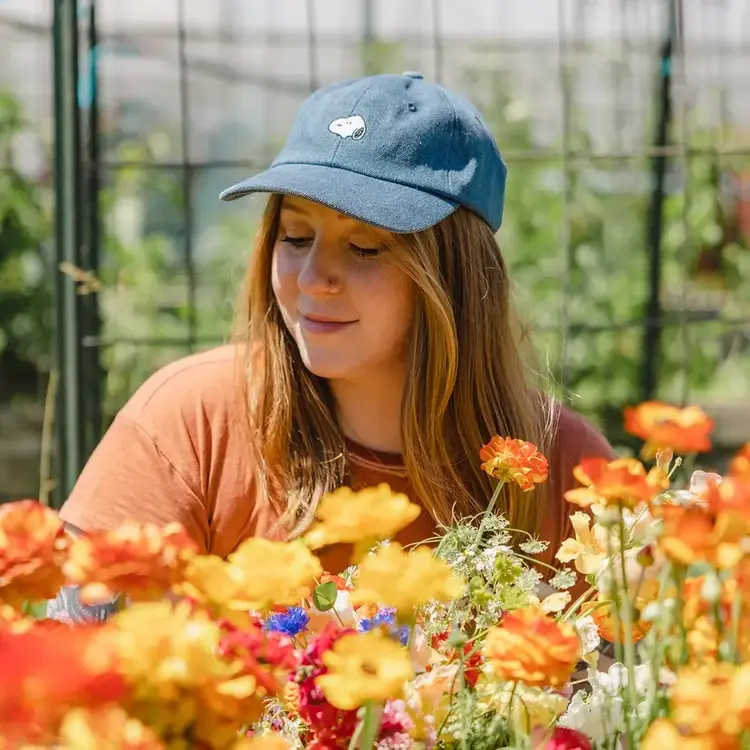 Three Potato Four Casquette - Snoopy Denim