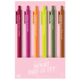 Talking out of turn Ensemble de stylo Jotter - What day is it ?