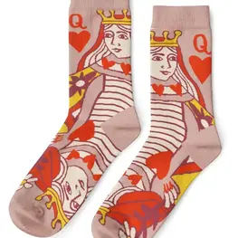 Yellow Owl Workshop Chaussettes femme - Reine de Cœurs