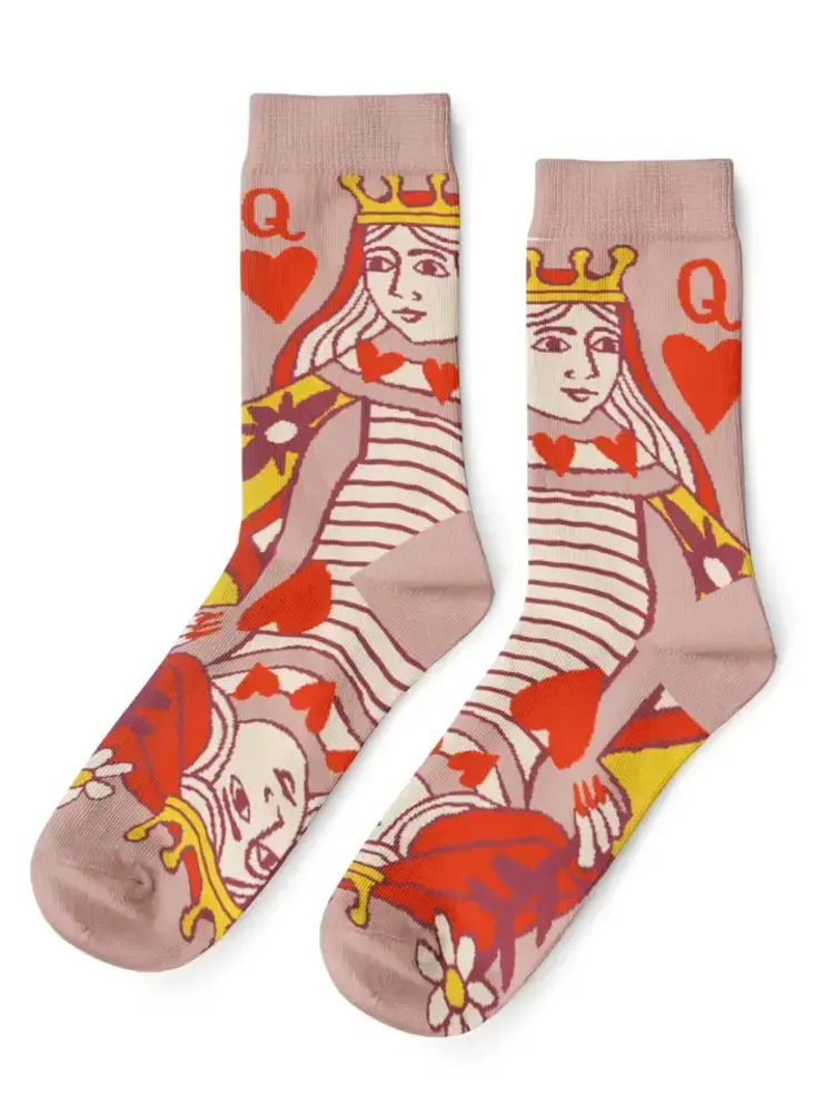 Yellow Owl Workshop Chaussettes femme - Reine de Cœurs