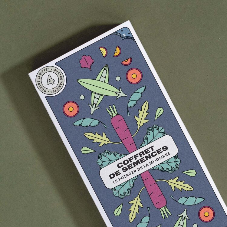 Le nutritionniste urbain Coffret de semences - Le potager de la mi-ombre