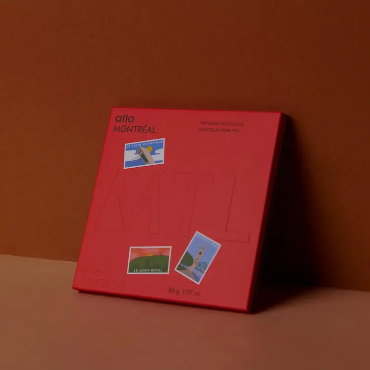 Allo Simonne Tablette - Chocolat Noir 70% - Montréal